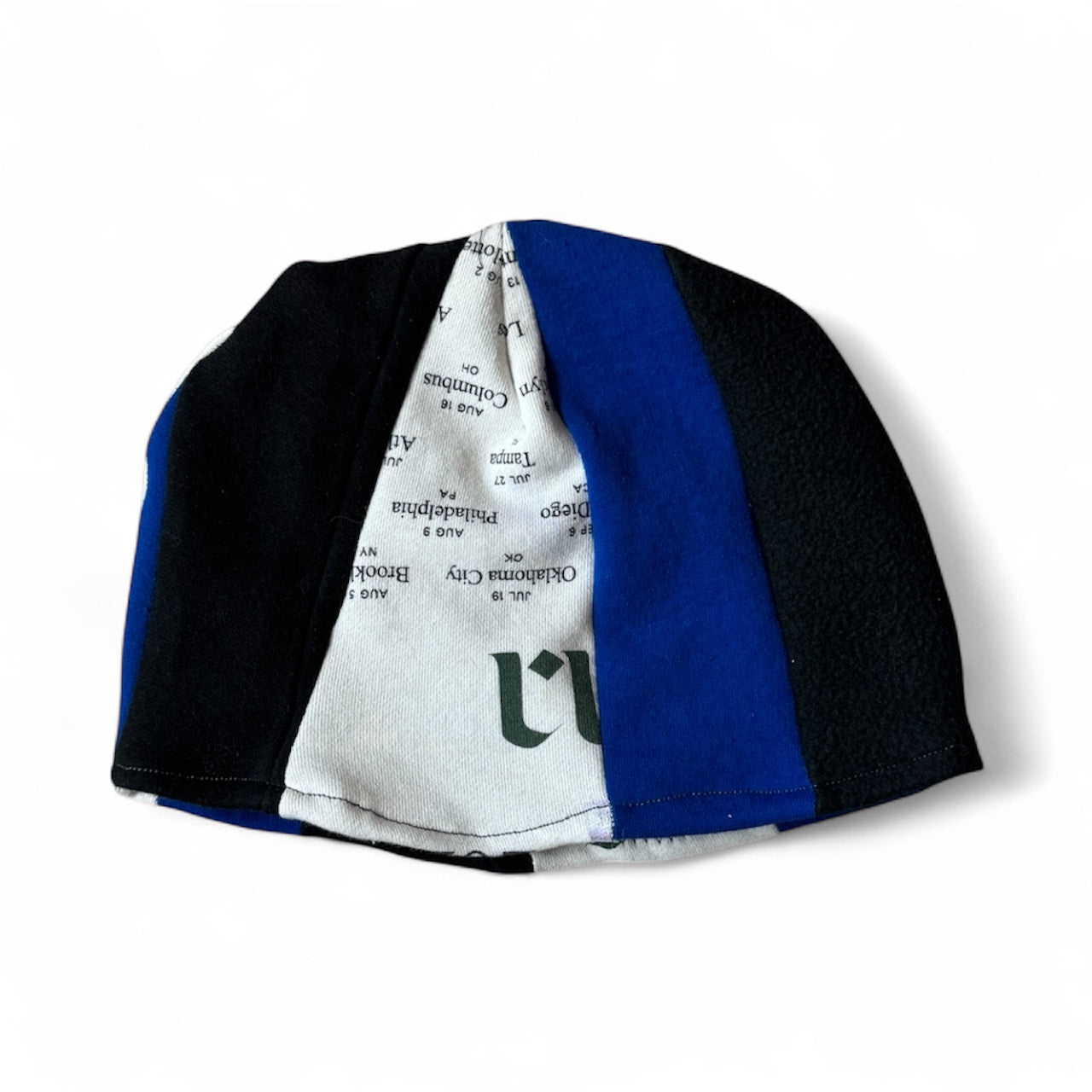 STRPED PANEL BEANIE