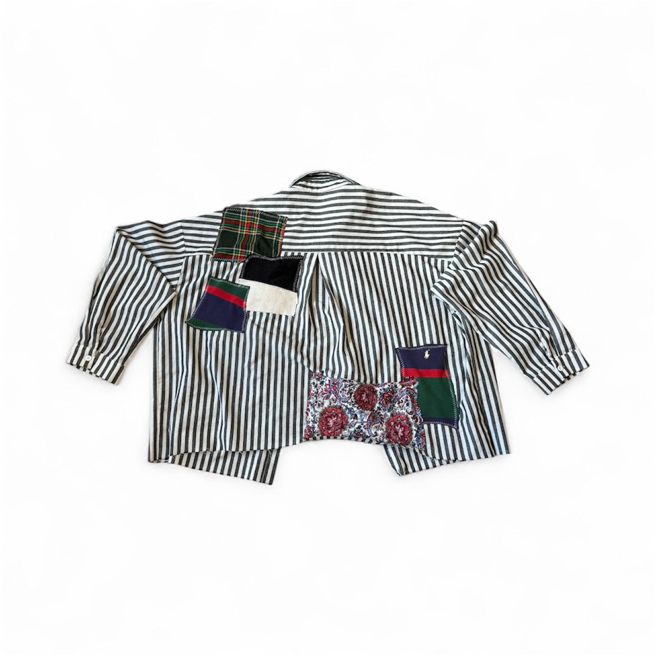 PATCHWORK BUTTON-UP