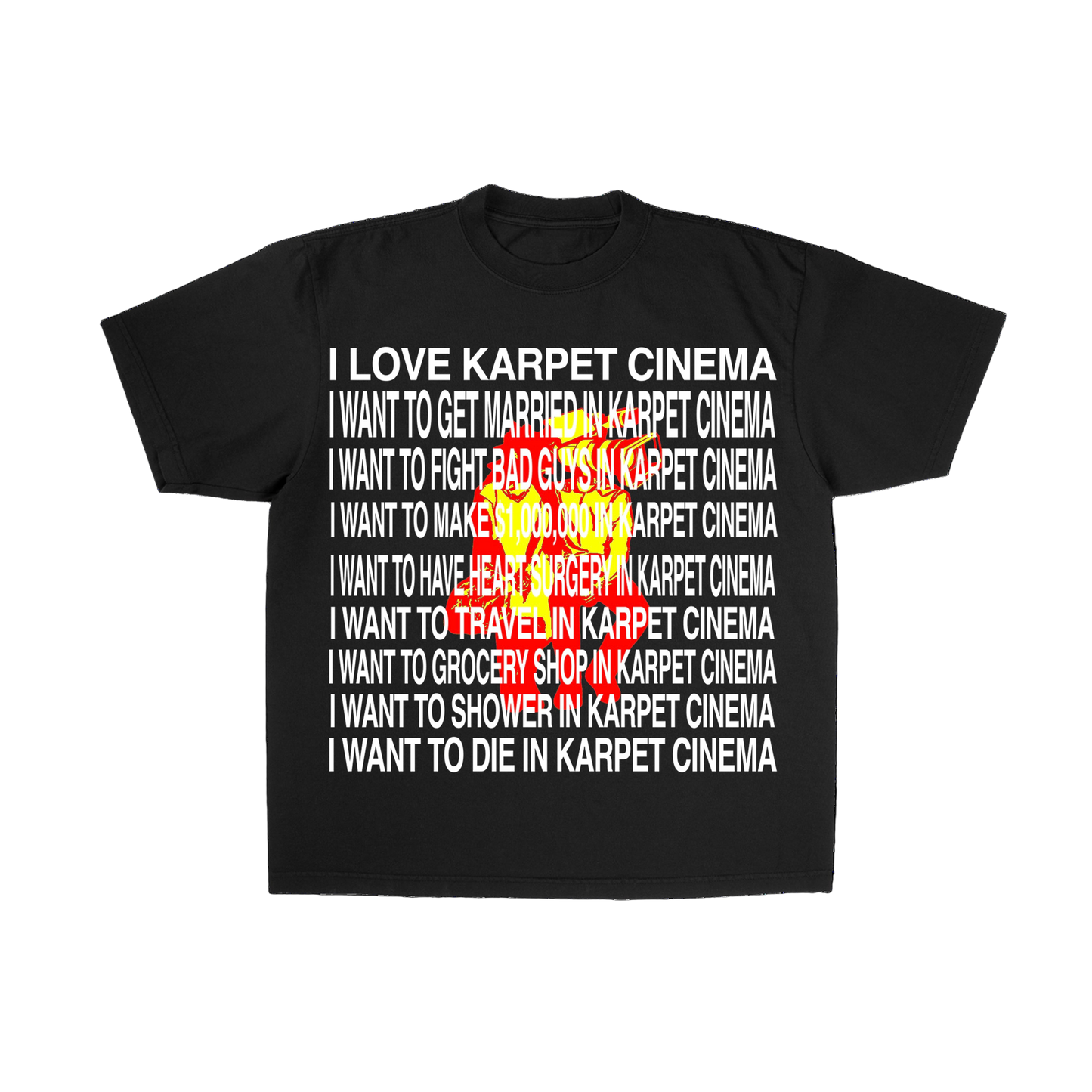 “I WANT TO” BLACK TSHIRT