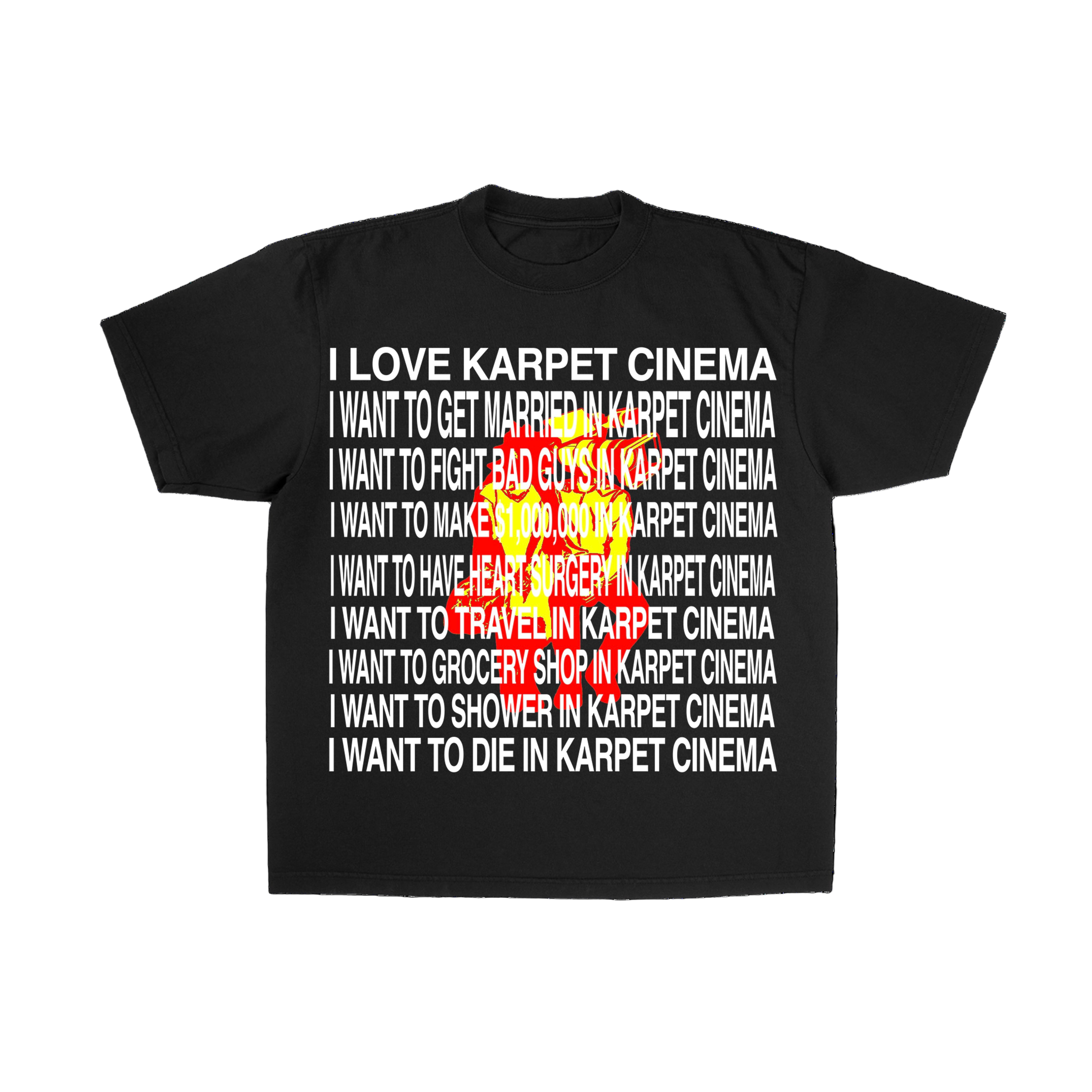 “I WANT TO” BLACK TSHIRT