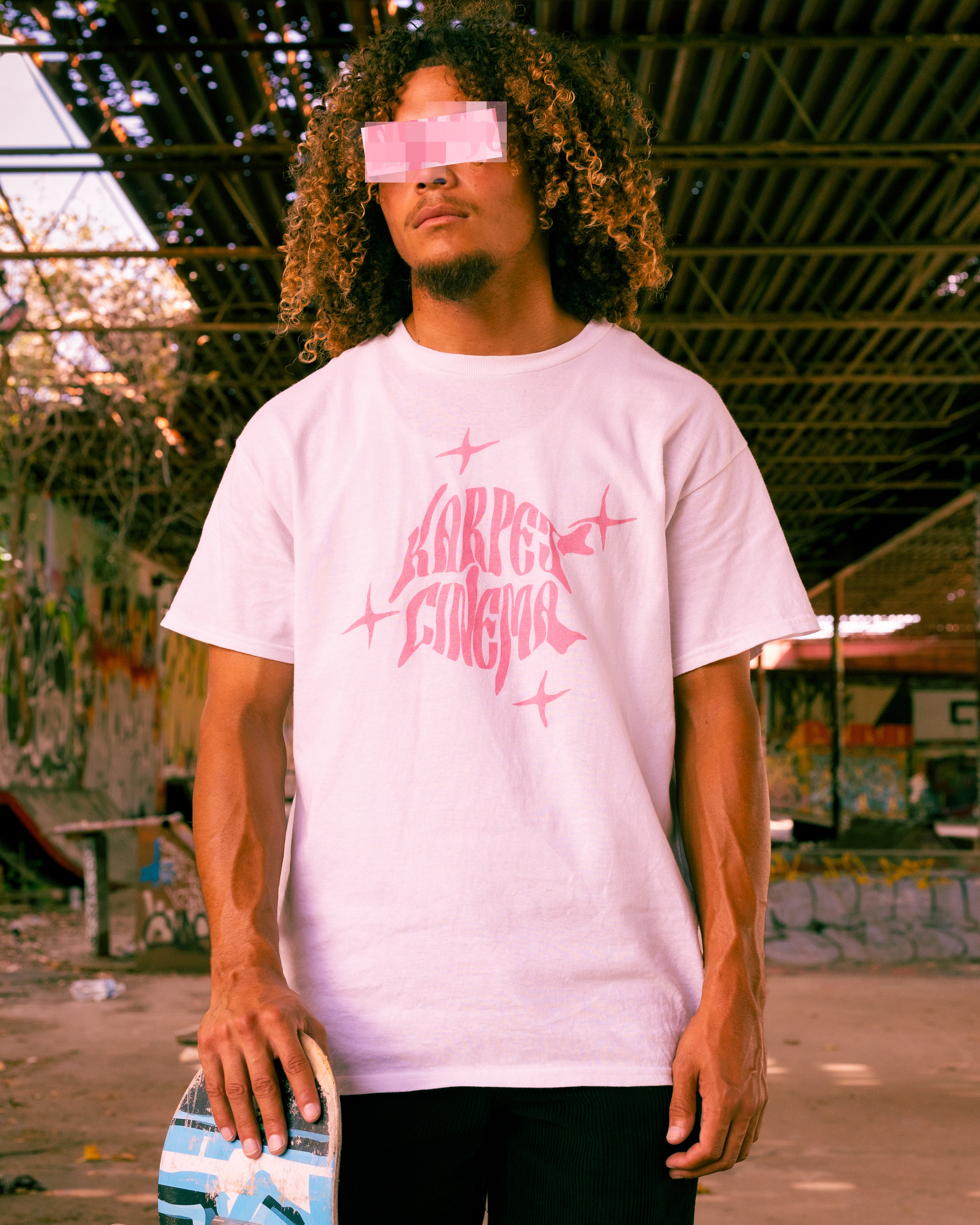 SMELL YOUR FLOWERS T-SHIRT(WHITE)