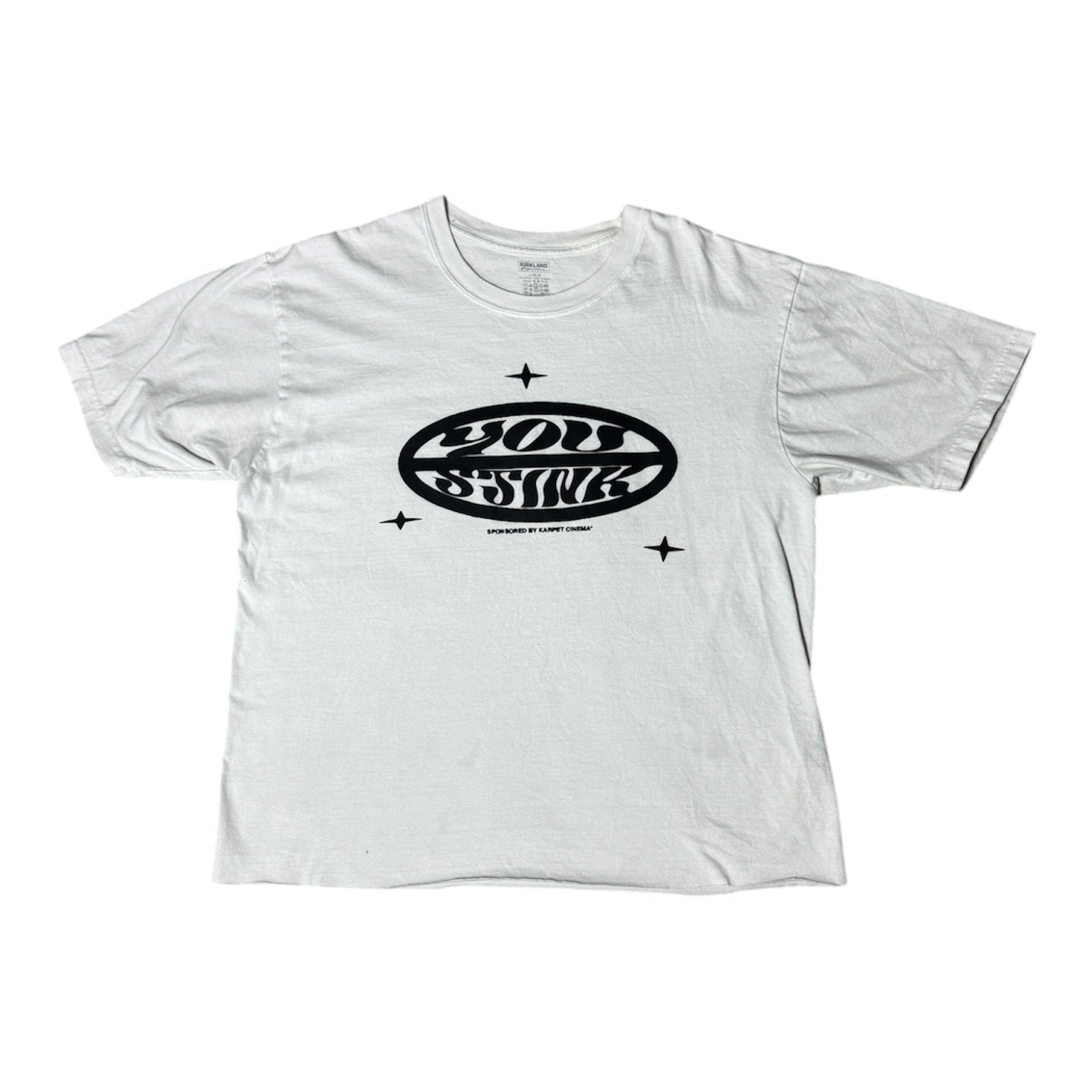 "you stink" cropped tee