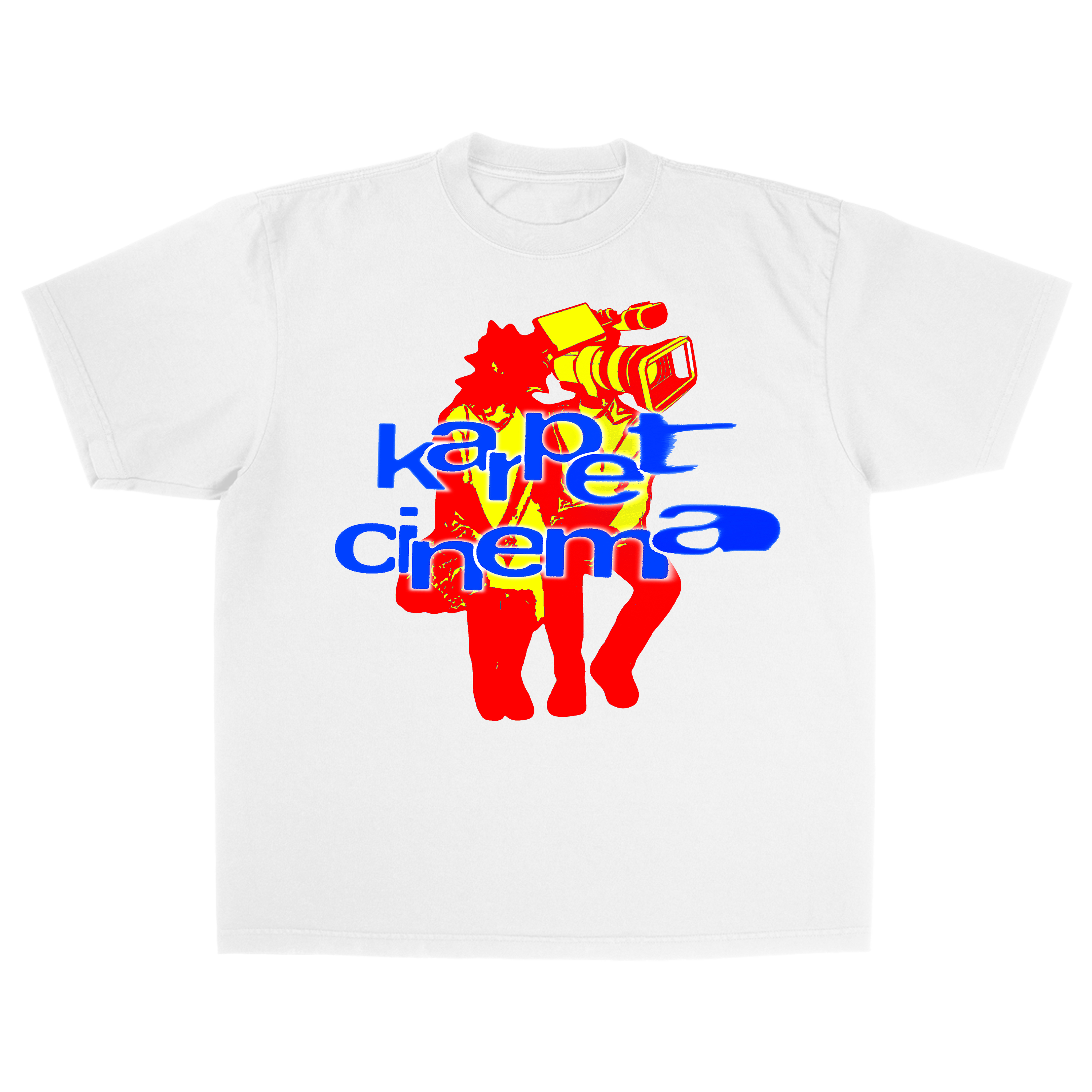 "CAM-HEAD" GRAPHIC T-SHIRT - WHITE